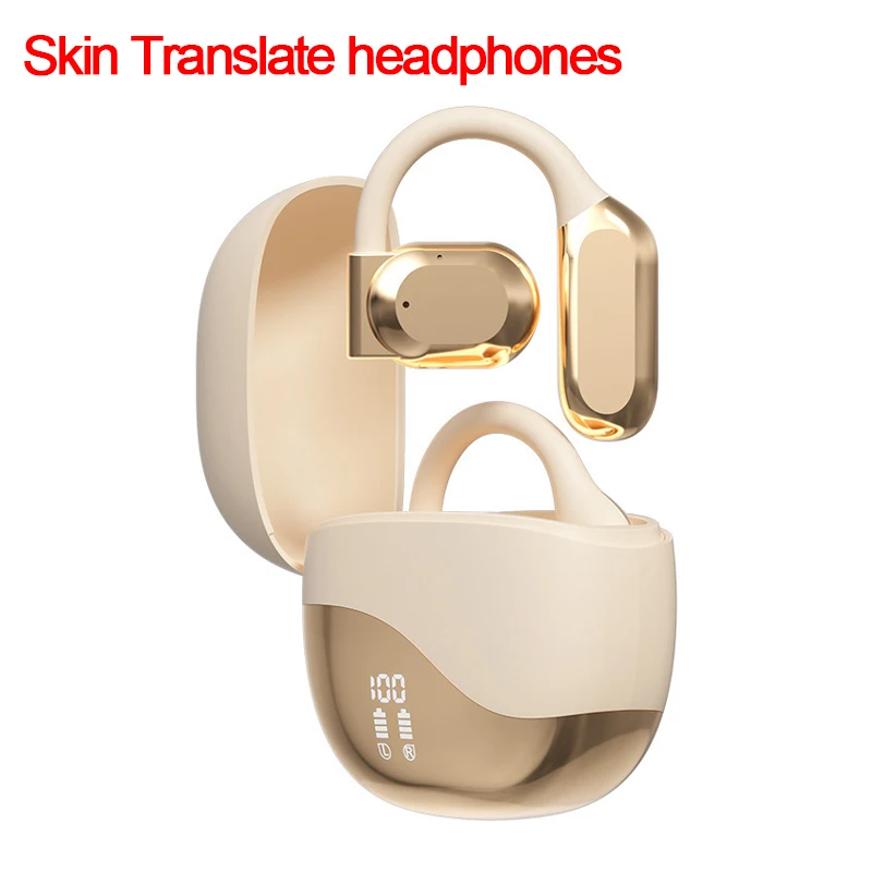 

MZYMI AI Translation Headphones 144 Languages Real-time Translator Earbuds For Travel study Abroad Translation Earphones Earbuds