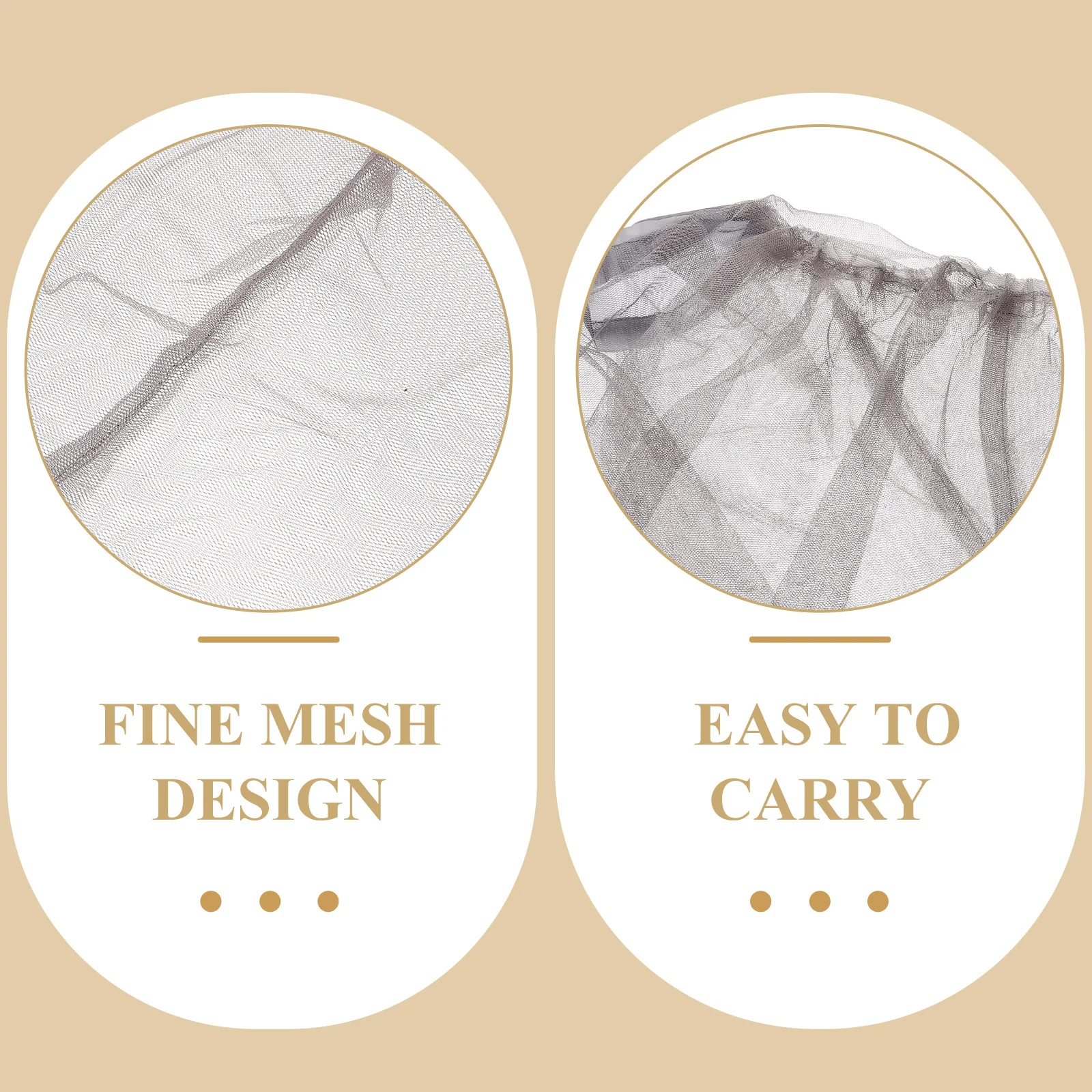 

5Pcs Portable Mosquito Net Hat Outdoor Bug Net Head Cover Mesh Netting Professional Fishing Hiking Accessory Outdoor Accessory