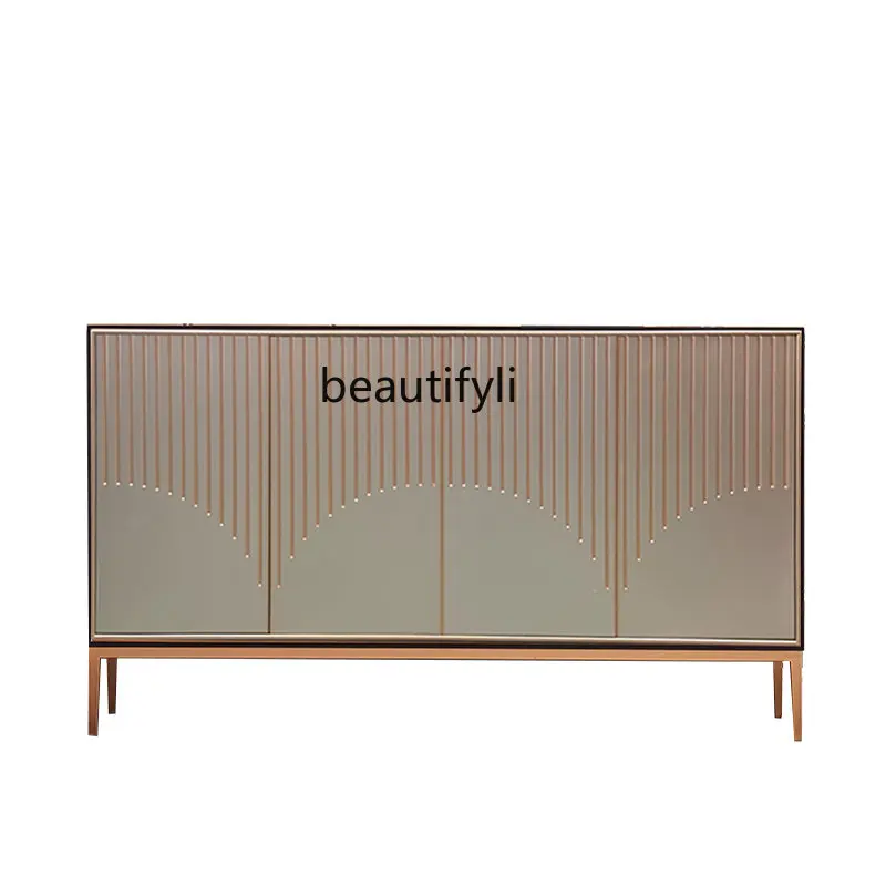 

Light Luxury Entrance Home Doorway Hallway Shoe Cabinet Sideboard Cabinet Integrated Wall Modern Minimalist furniture