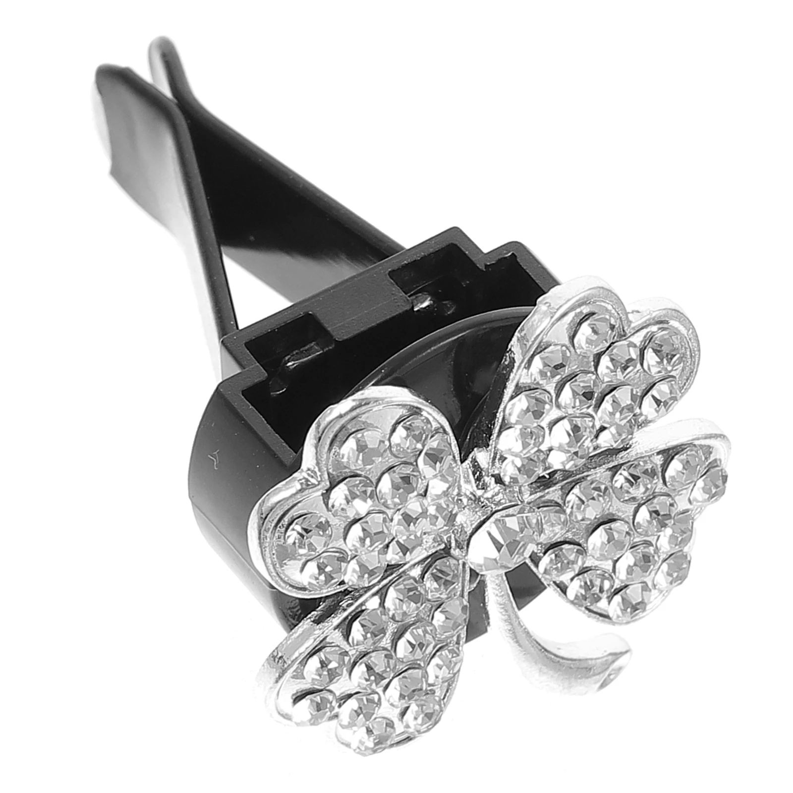 

Vent Clips Crystal Car Air Freshener Decor Clover Aesthetic Stylish Car Decorations Metal Durable