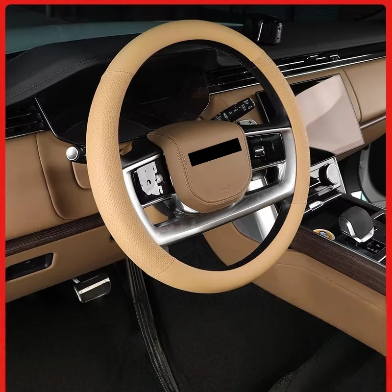 Housse de volant en cuir pour Land Rover Range Rover Vogue L460 2023 2024 2025, autocollant, accessoires de garniture intérieure