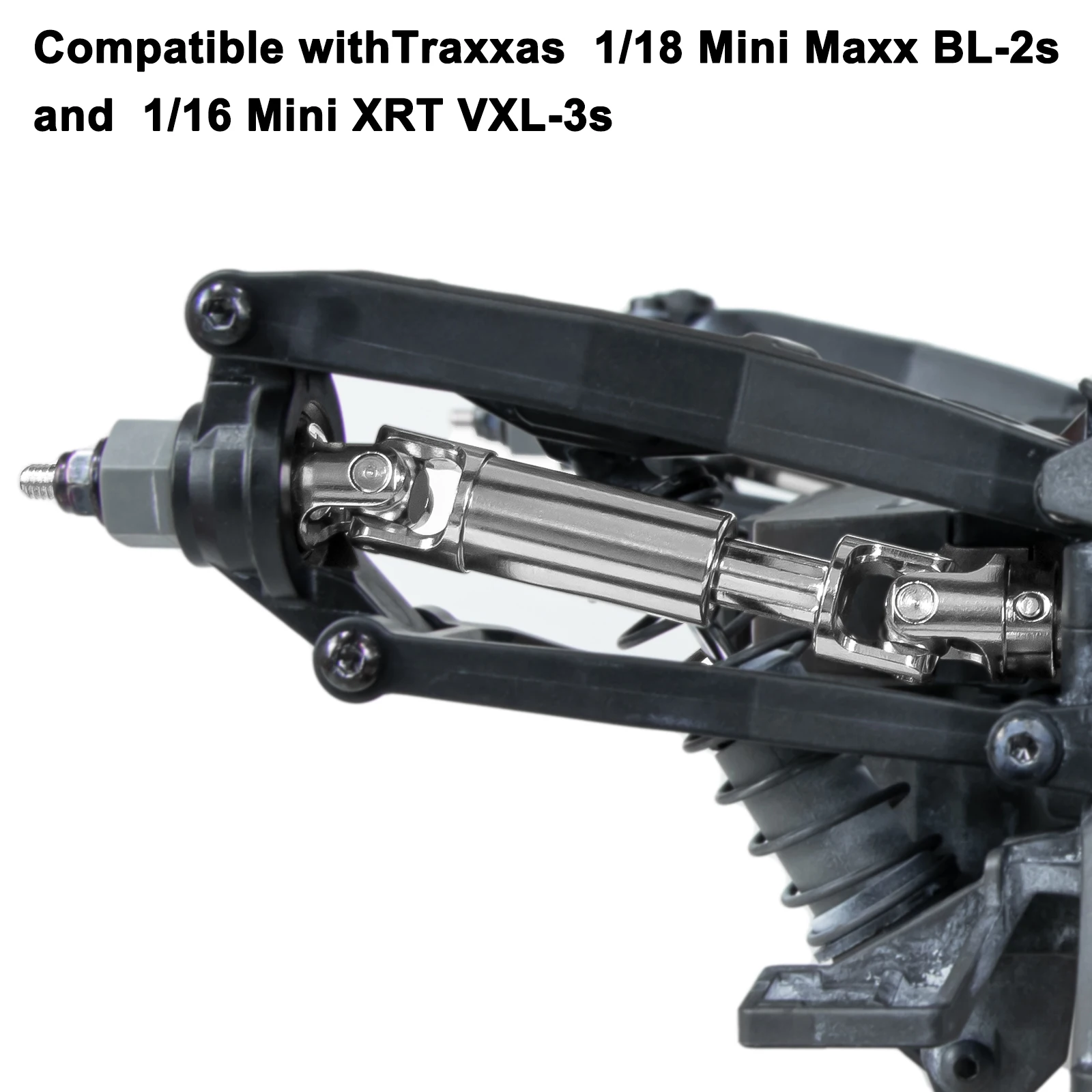 OKHL 4Pcs 스테인레스 스틸 CVD 드라이브 샤프트 99MM 액세서리 1/16 Traxxas Mini XRT VXL-3s 108076-1 RC 자동차 업그레이드 부품