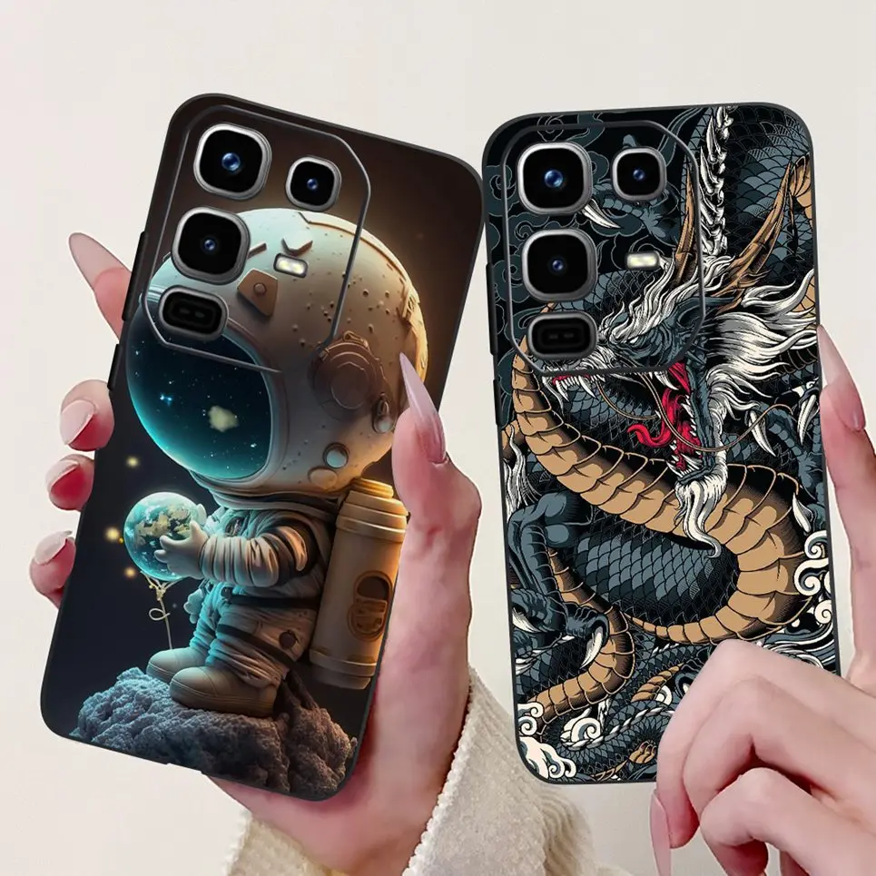 Para Infinix Note 50 50Pro 4G X6858 X6855 contraportada suave mate Siliocne Cool dibujos animados animales Coque para Note 50 Pro funda de teléfono