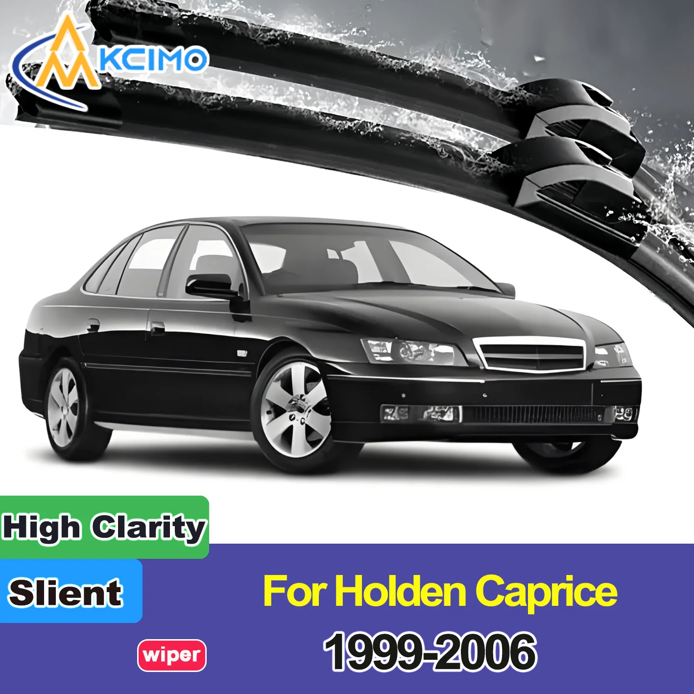 

KCIMO 2PCS New Wiper Blades for Holden Caprice WH/WK/WL 1999-2006 Front Windshield Auto Wipers Blade Accessories 2006 2005 2004