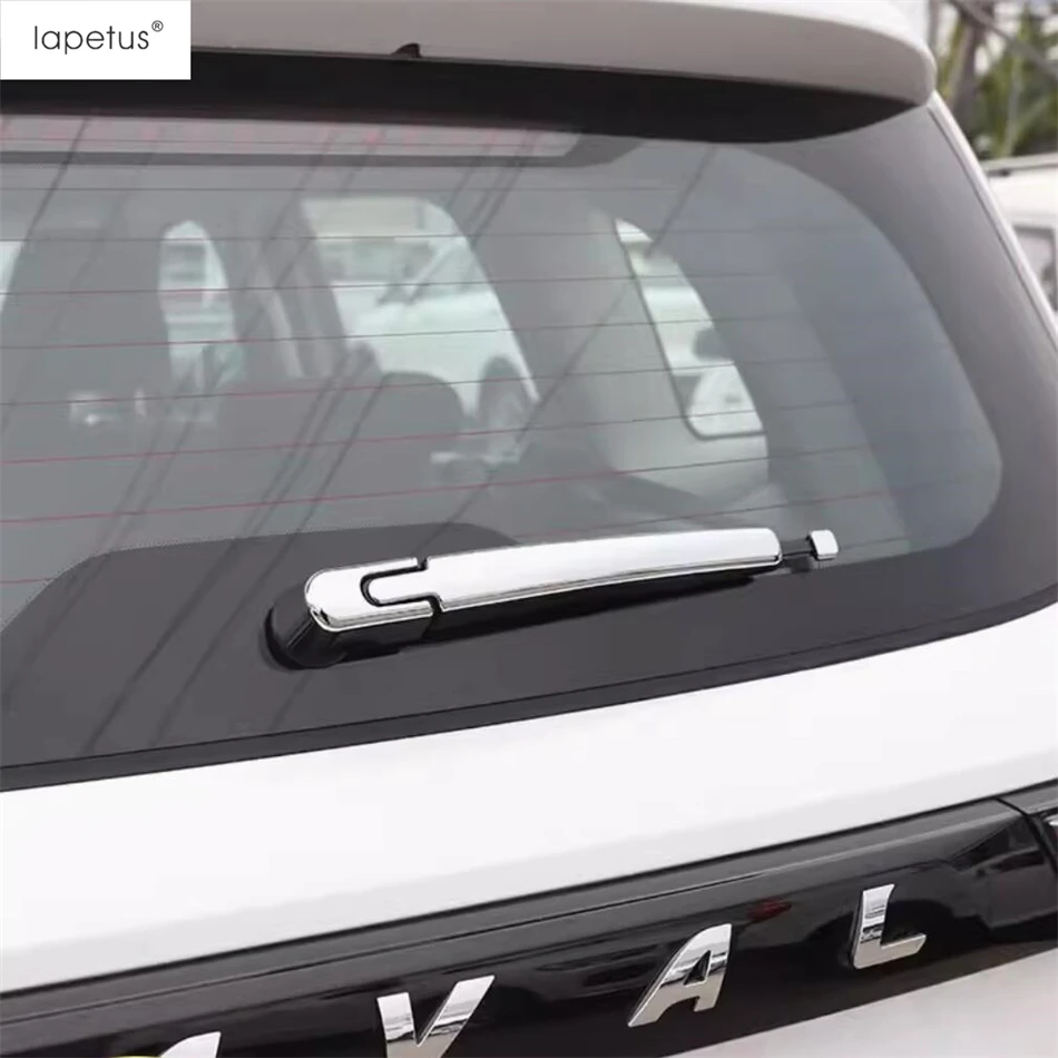 الزجاج الأمامي الخلفي نافذة المطر ممسحة الزخرفية الترتر غطاء الكسوة ل Haval Dargo 2021 2022 2023 ABS كروم اكسسوارات