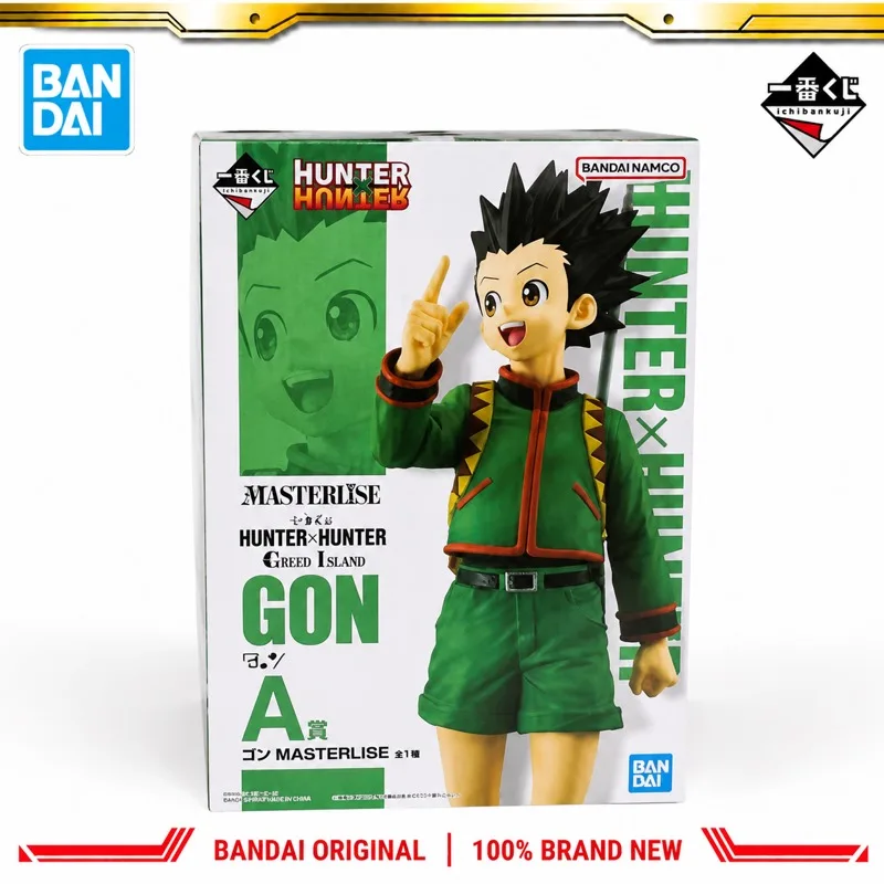 In Stock Bandai Original Ichiban Kuji Hunter X Hunter Gon Freecss Action Figure Model Doll Brand New Boxed Anime Characters Toys