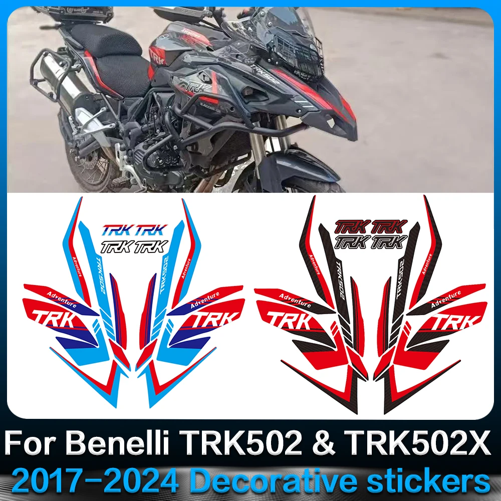 

Motorcycle reflective decals decorative protective exterior stickers set for Benelli TRK502 TRK502X TRK 502 TRK 502X 2017-2024