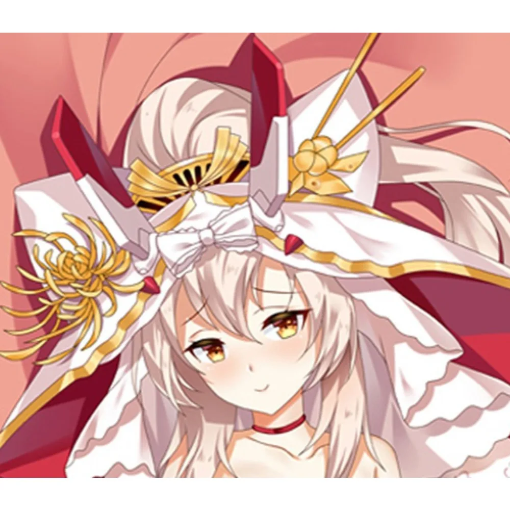 Ayanami Anime Bride Girl Double Sided Dakimakura Cover Long Hugging Body Pillowcase Japanese Wedding Style Bedding