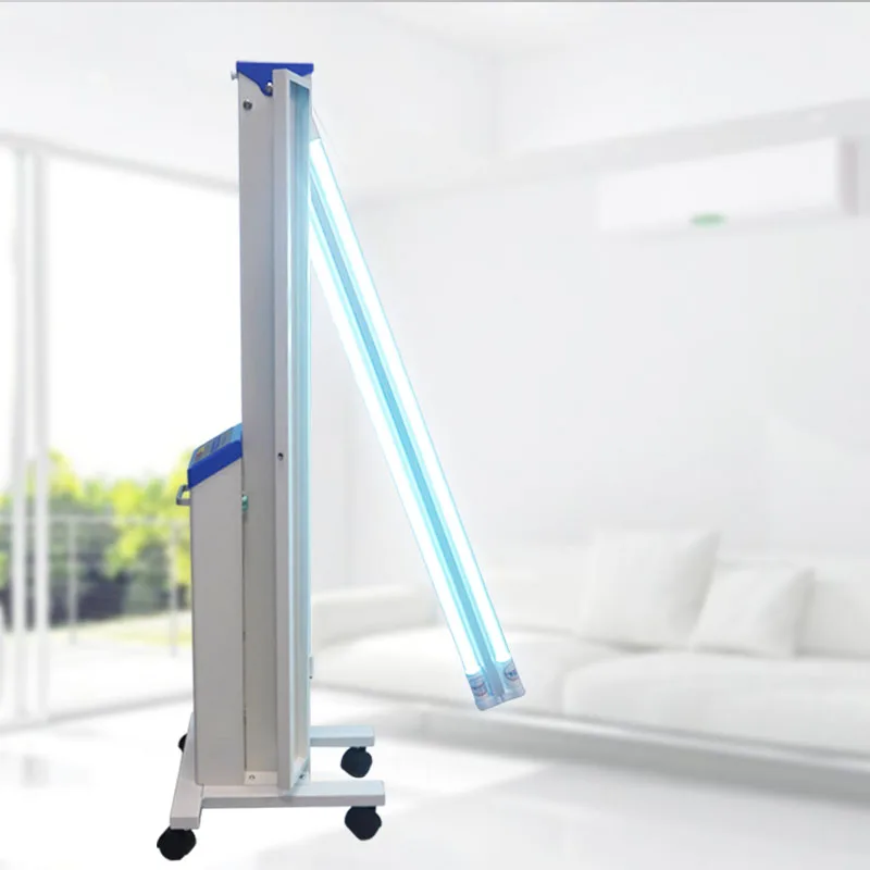 

60W Uv 185nm/254nm Sterilizer Trolley Uvc Disinfection Trolley Lamp Uv Germicidal Lamp