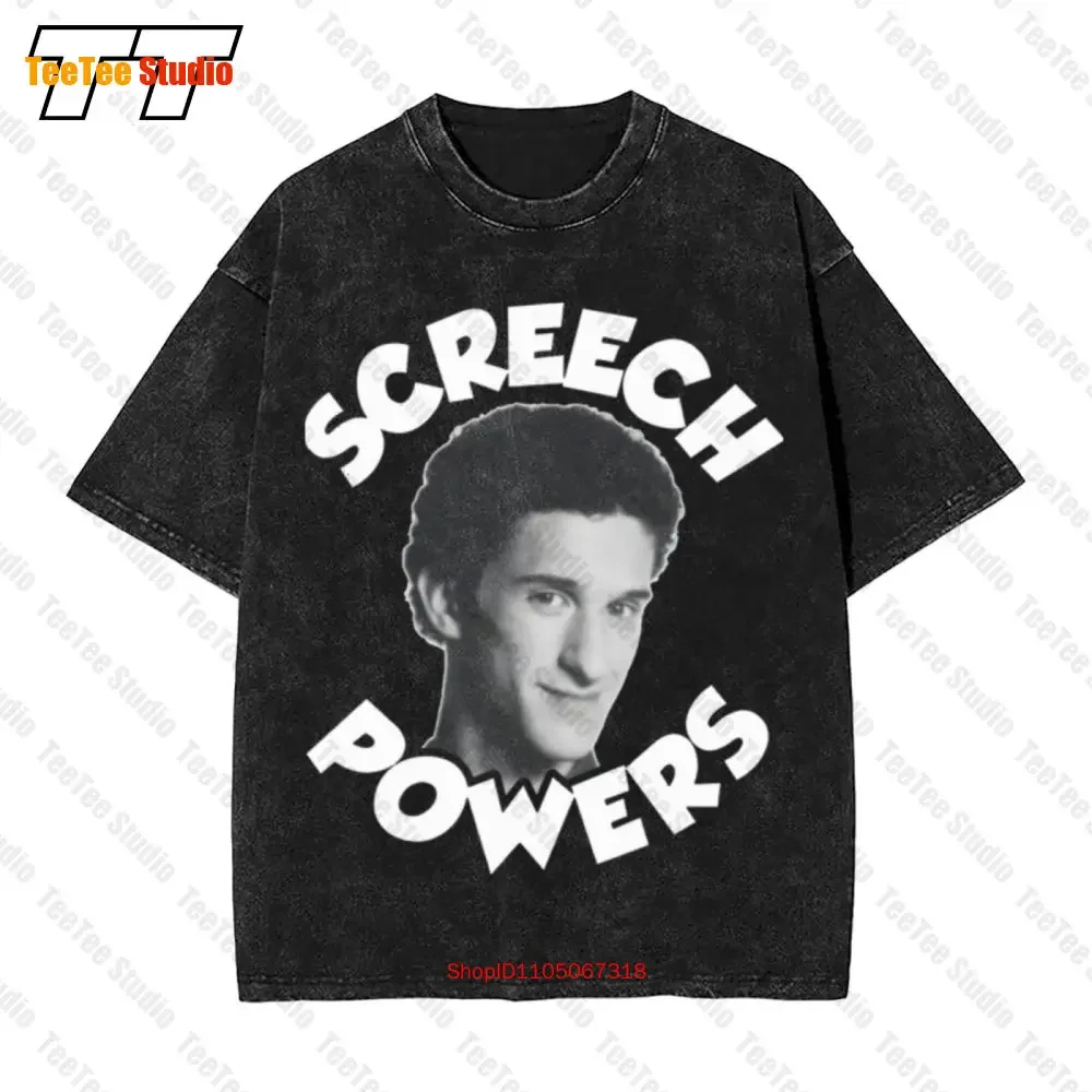 Screech Powers Saved By The Bell Cols Vintage Oversized T-Shirt KVDU