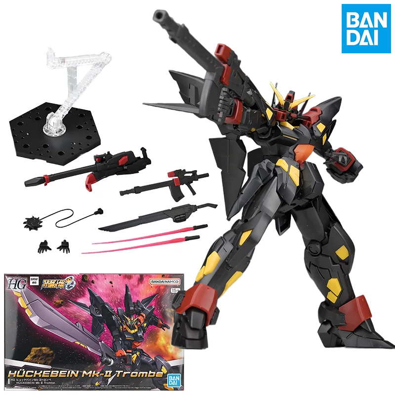 

Bandai Original GUNDAM HG HG 1/100 HUCKEBEIN MK-II TROMBE Anime Action Figure Assembly Model Toys Collectible Model Ornaments