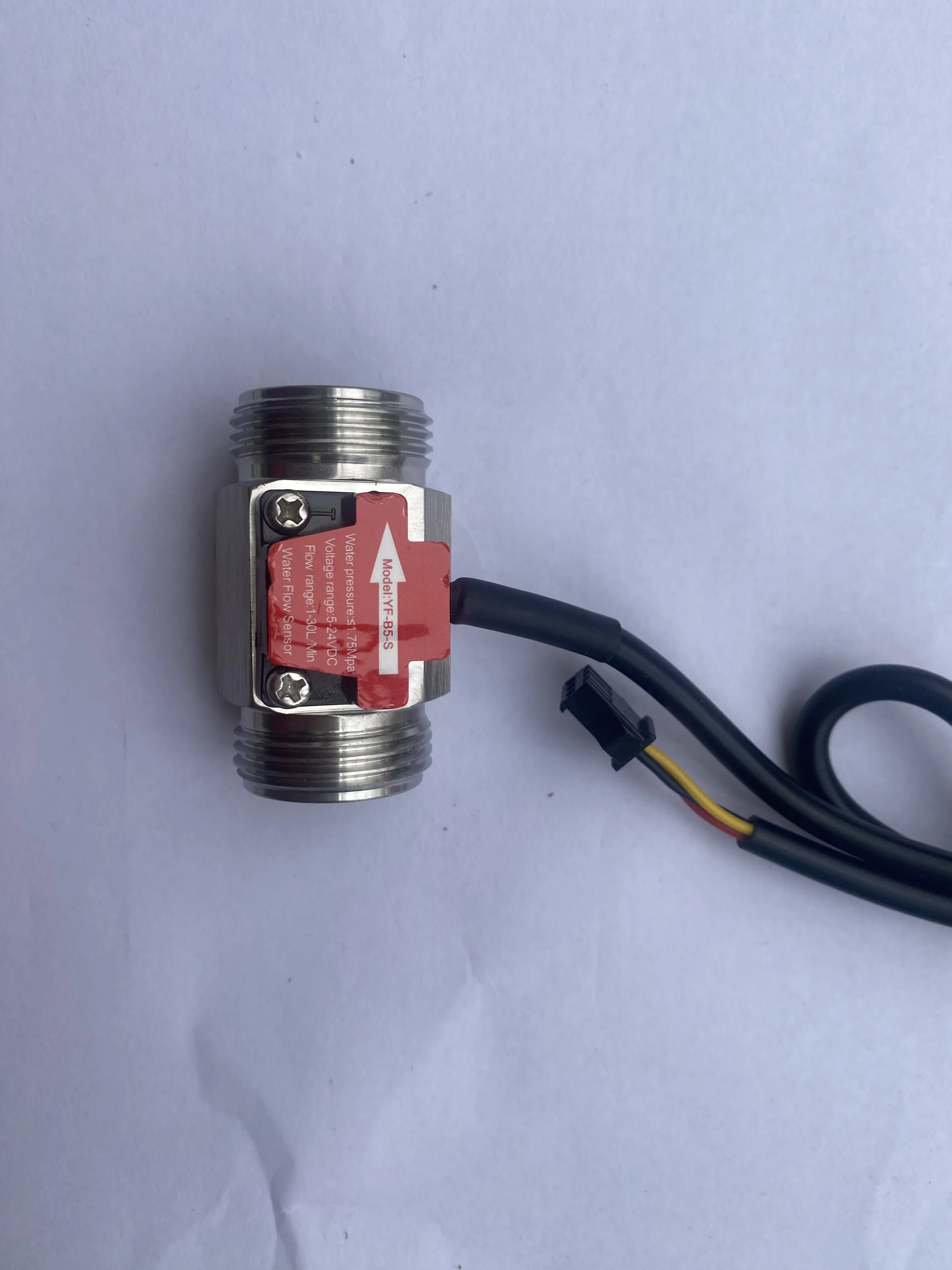 Imagem -05 - Stainless Steel Hall Flow Sensor Sensor de Fluxo de Água Flowmeter Control Liquid Sensor Switch in in in 11 in 1-1 in in