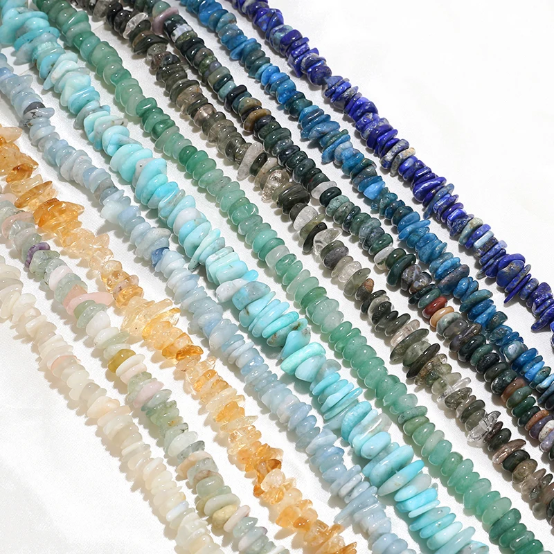 A String Natural Crystal Gravel Beaded Loose Beads Diy Handmade Jewelry Bracelet Necklace Earrings Accessories Material Charms