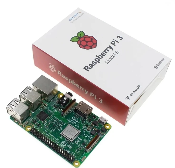 Raspberry Pi3 B Plus Pi 3B admite WiFi, Bluetooth y alimentación a través de Ethernet