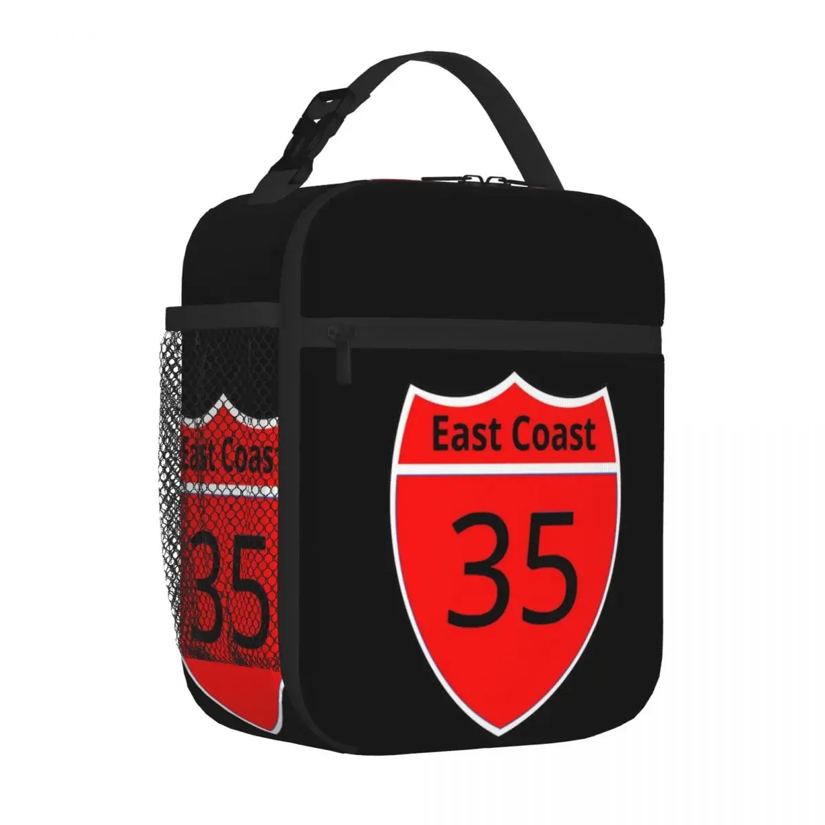 Highway 35 East Coast Lunch Bags Insulated Lunch Tote Waterproof Thermal Bag Leakproof Picnic Bags for Woman Work Kids School