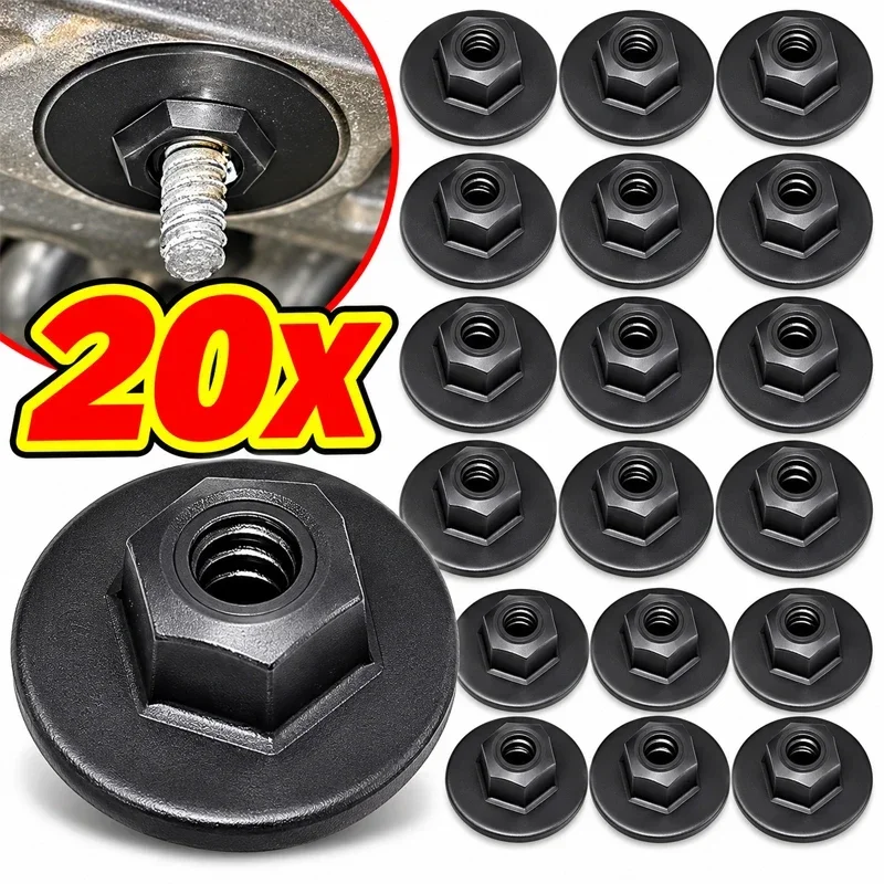 Chassis Fastener Clip Automotive Plastic Self Tapping Nut Retainer Screw Grommet Underbody Trim Fender Liner Repair Hardware Kit