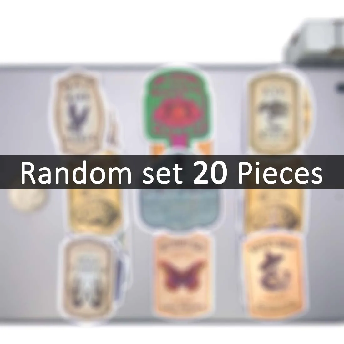 20/30/50PCS Magic Potion Stickers Funny Alchemy Retro Witch Brew for Bottle Jar Laptop Luggage Skateboard Bike Car Phone Sticker