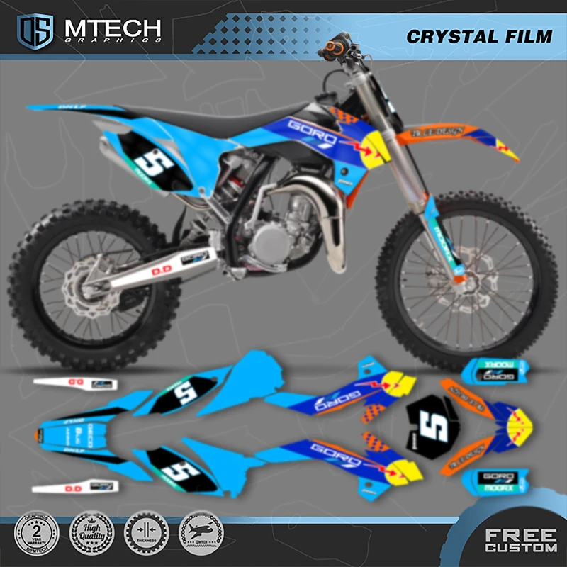 

DSMTECH Cusotm Team Motorcycle Graphics Decals Stickers Kits For KTM SX85 2013 2014 2015 2016 2017 001