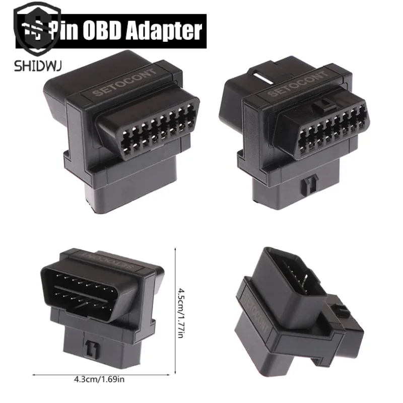 

16-контактный кабель-конвертер OBDII 16-контактный разъем «папа» на 2 «мама» OBD2 адаптер для диагностического удлинителя