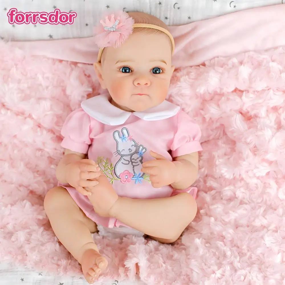 

18 Inch Reborn Baby Doll Girl Bettie Full Body Soft Touch Handmade Bebe Newborn Doll 3D Skin Visible Veins for Kid Birthday Gift