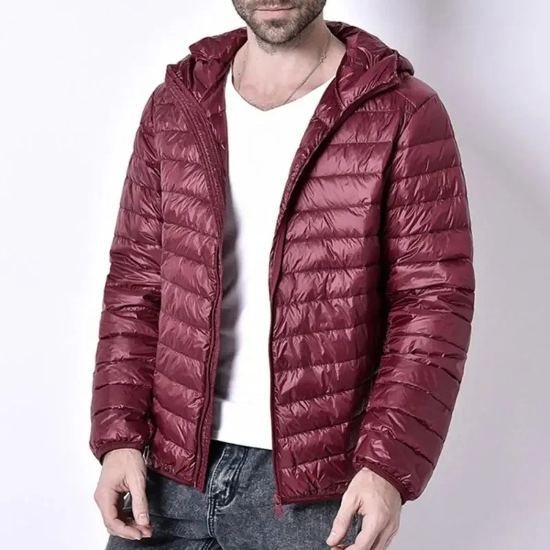 Colors Men Autumn Winter Fashion Short Puffer Jackets 2023 New Arrival Ultralight Down Coat Portable Packable Down Jacket