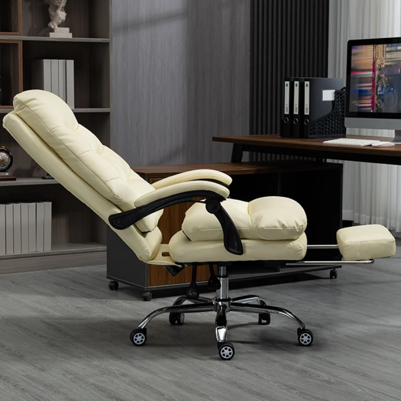 

Comfy Chairs Accent Wheels Luxury Design Office Chairs Desk Work Relax Armchairs Rotating Silla Oficina Bedroom Backrest Bed