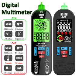 A1/A1X Smart Digital Multimeter Rechargeable Electronic Tester DC AC Current Voltage Capacitance NCV Automatic Diode Tester