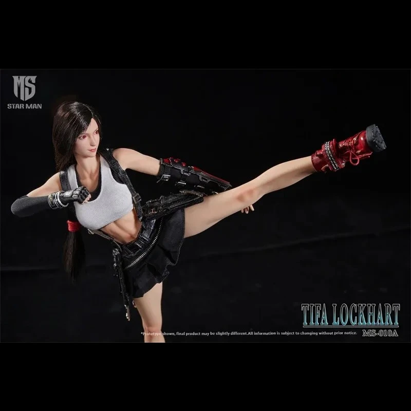 Spot Goods STAR MAN MS-010 1/6 échelle Tifa yeux mobiles Figurine 12 ''femme soldat Figurine ensemble complet modèle à collectionner jouet