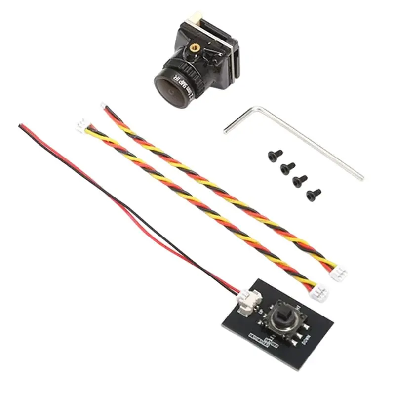 HD FPV Camera For Competition FPV Racing Drone Camera 1800TVL 2.1Mm Upgraded Lens Black