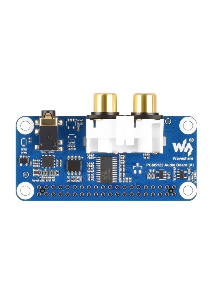 Płytka audio Waveshare PCM5122 HIFI I2S DAC dla Raspberry Pi 40PIN GPIO Port Karta dźwiękowa dla PI5/PI4/Zero — zdjęcie produktu 7