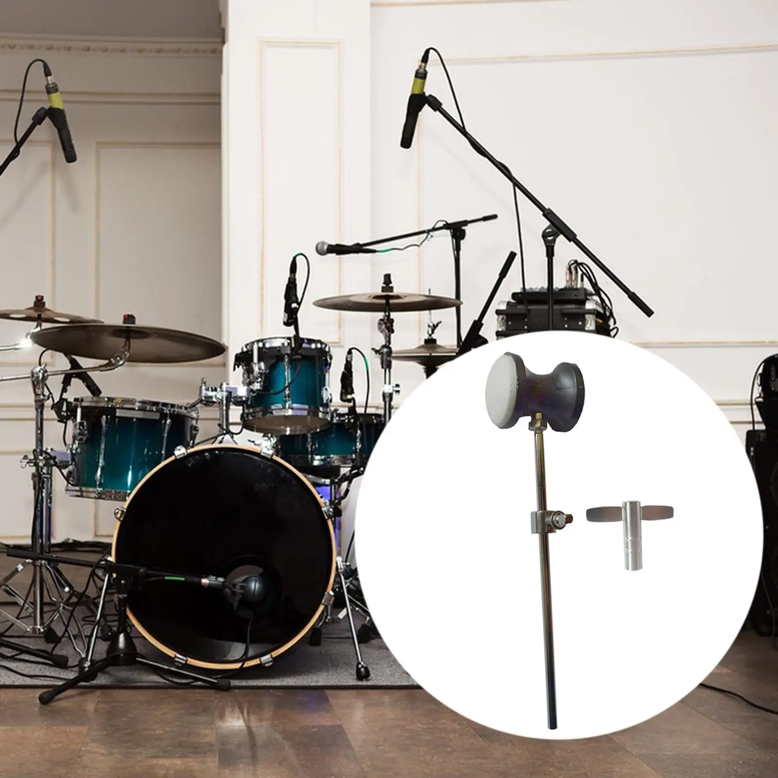 Reusable Drum Pedal Beater Mallet Lightweight Drum Accessory for Beginners and Skilled Drummers