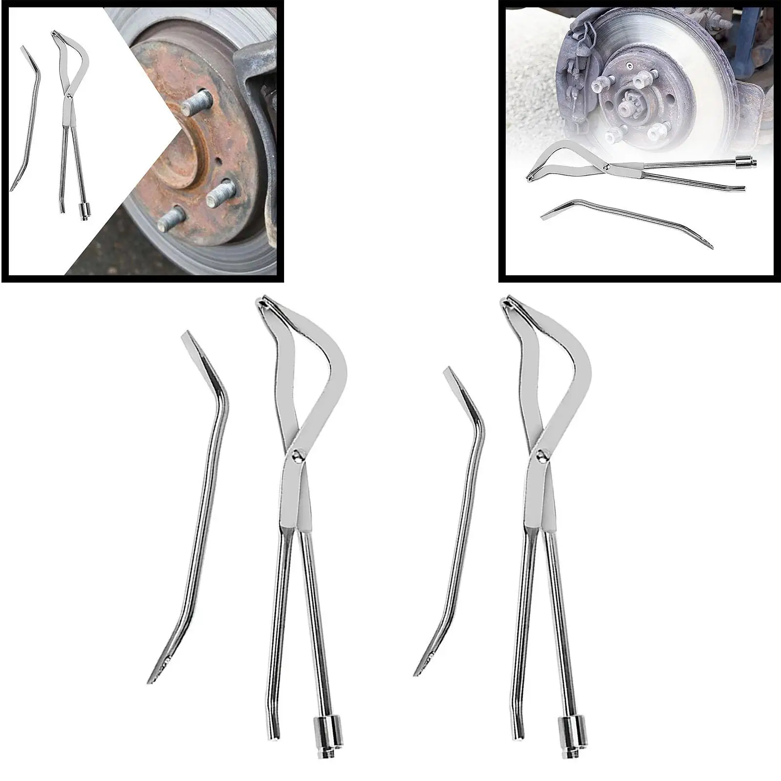 

Задний тормоз с тормозной ложкой, ручной инструмент, приспособление для ремонта автомобиля с