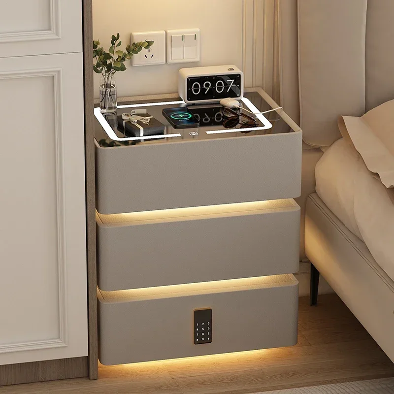 

Night Table Comfortable Bedroom Drawers Furniture Stand Side Bed Nightstands Bedside Cabinet Unique Comodini Furnitures Economic