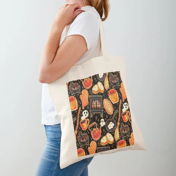 Kitchen Witch Supplies on Black Tote Bag the tote bag large size bags free delivery bags Women's handbag