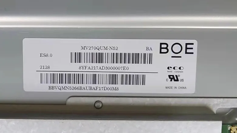 Tela Lcd 4k Original para lg 27up850 Mv270qum-n50 Mv270qum-n51 Mv270qum-n52 Mv270qum-nm0 Mv270qum N50 N51