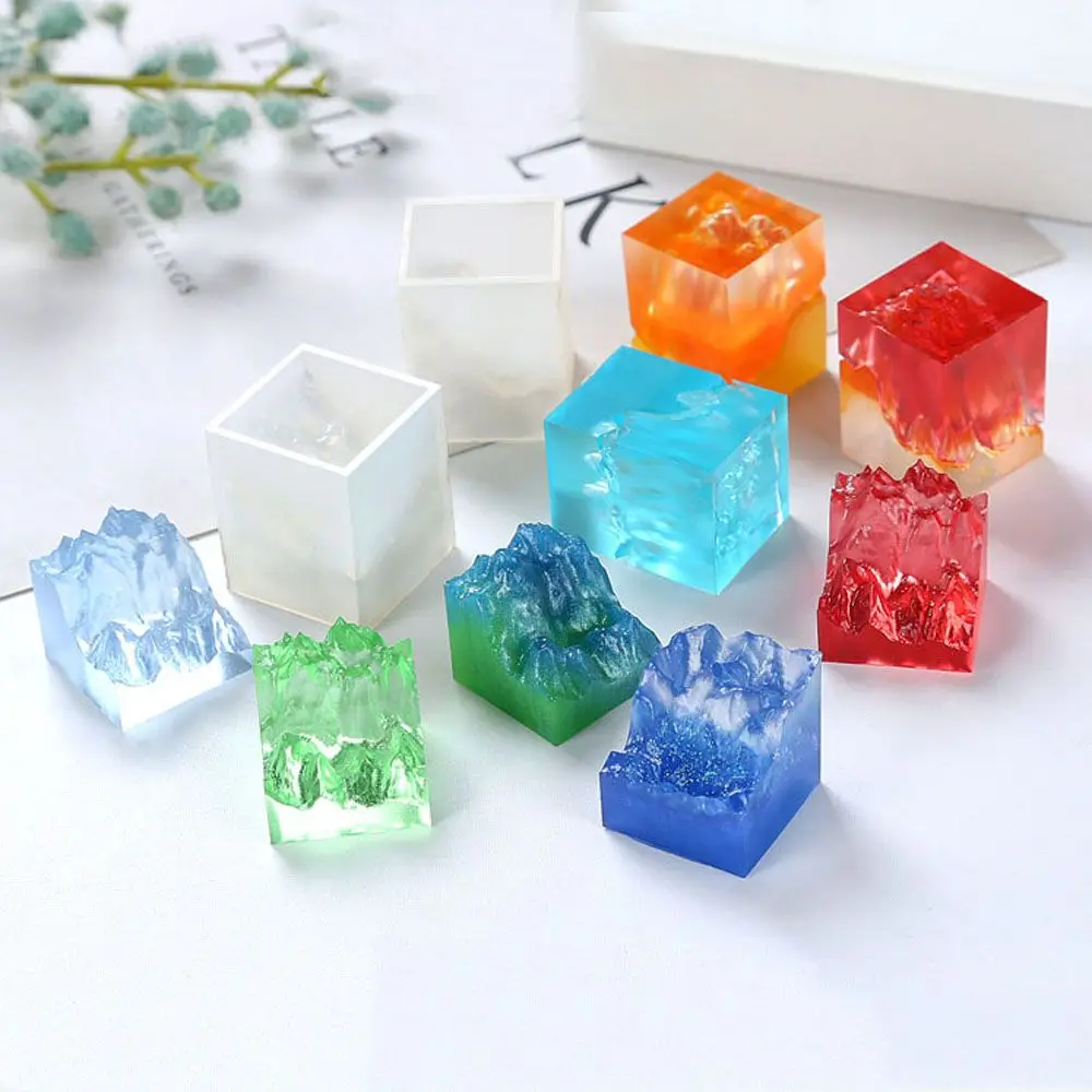 DIY Transparent Broken Mountain Snow Mountain Micro Landscape Jewelry accessory Silicone Mold Crafts Tools Jewelry Making