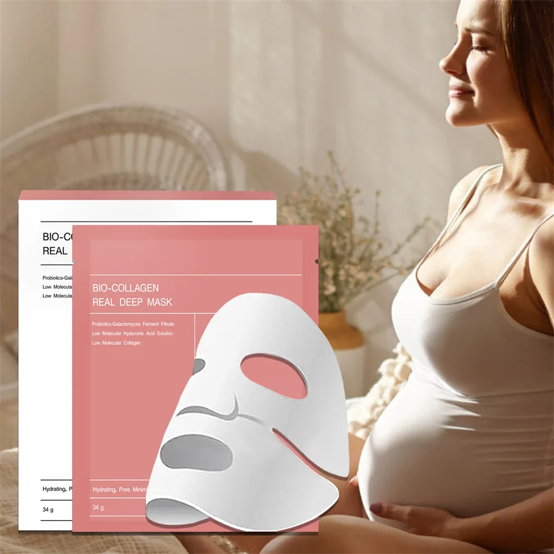 

Впитывающаяся биоколлагеновая маска для лица, глубоко увлажняющая увлажняющая маска, отшелушивающая маска для лица, маска для ухода за ночью, корейский уход за кожей
