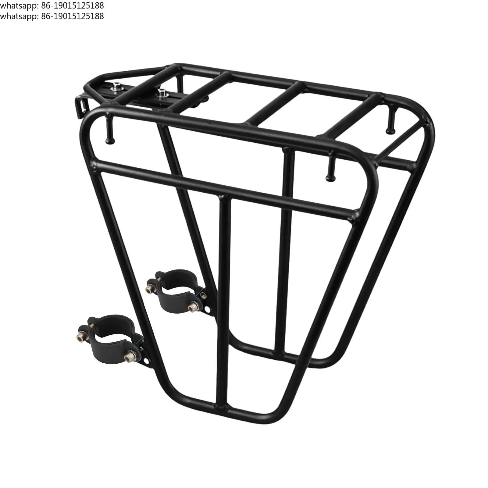 

Bicycle front fork luggage rack, steel front luggage rack, adjustable MTB side assembly bag rack