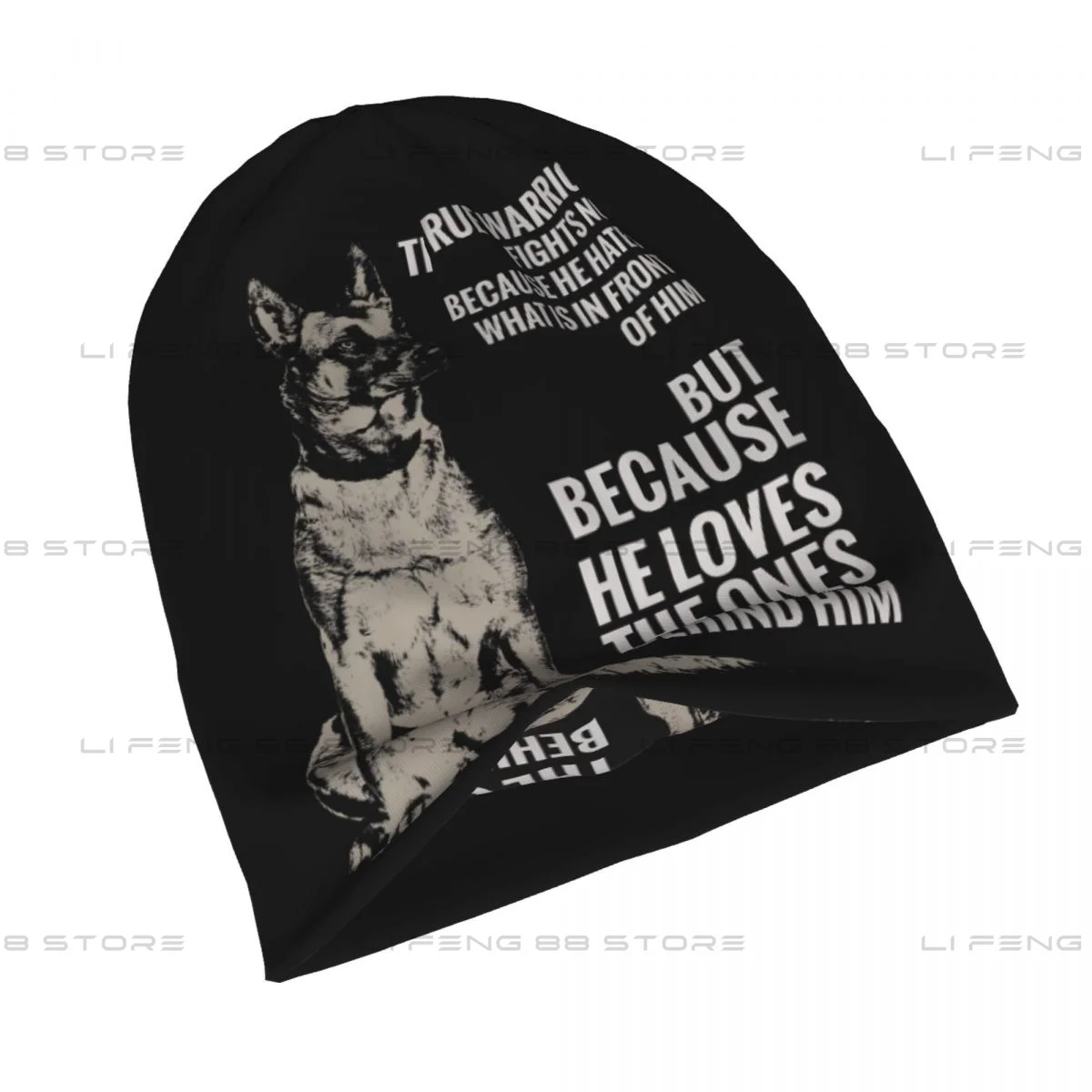 Belgian Malinois Hip Hop Caps Malinois - Belgian Shepherd - Mechelaar Hiking Double Layer Thin Hats Ski Cap Men Women's Earmuffs