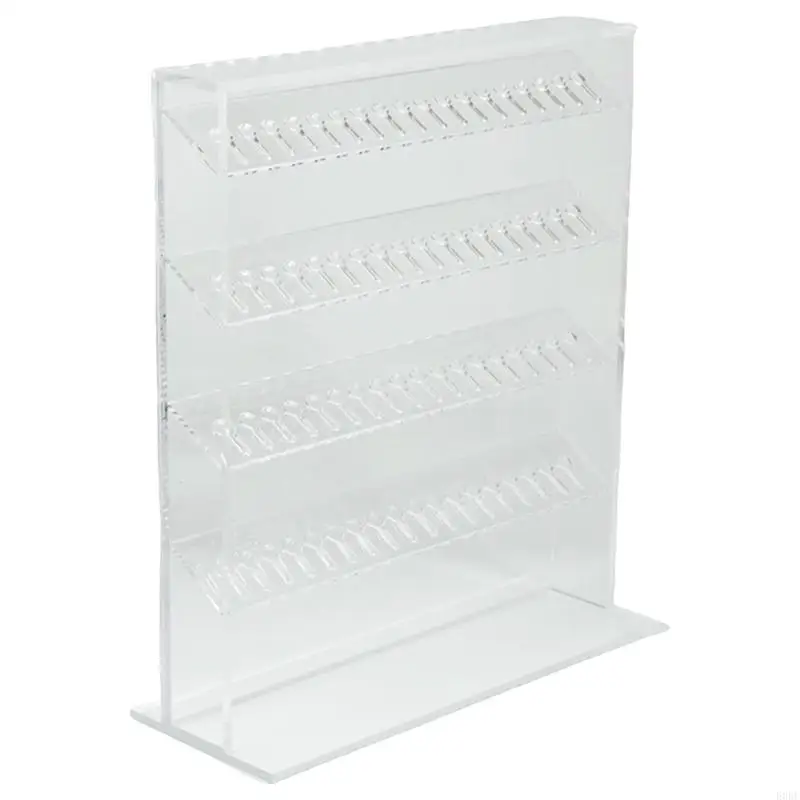 

E0BF Clear Jewelry Display Стенд с несколькими уровнями стильные кольца аксессуары выставка платы многослойные аксессуары