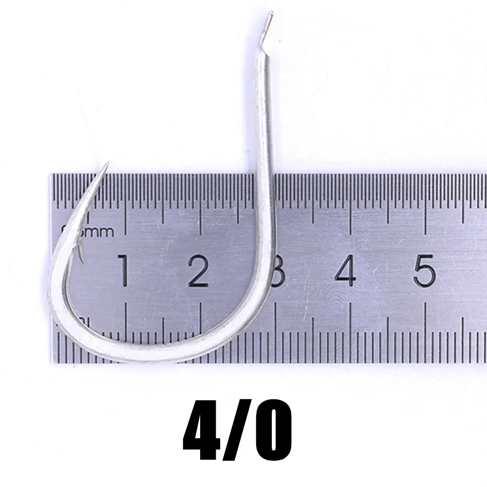 200pcs/lot Fishhooks High Carbon Steel Slow Jighead Jigging Iron Plate Hook Tin-plated Anti-rust Sea Boat Fishing Accessories
