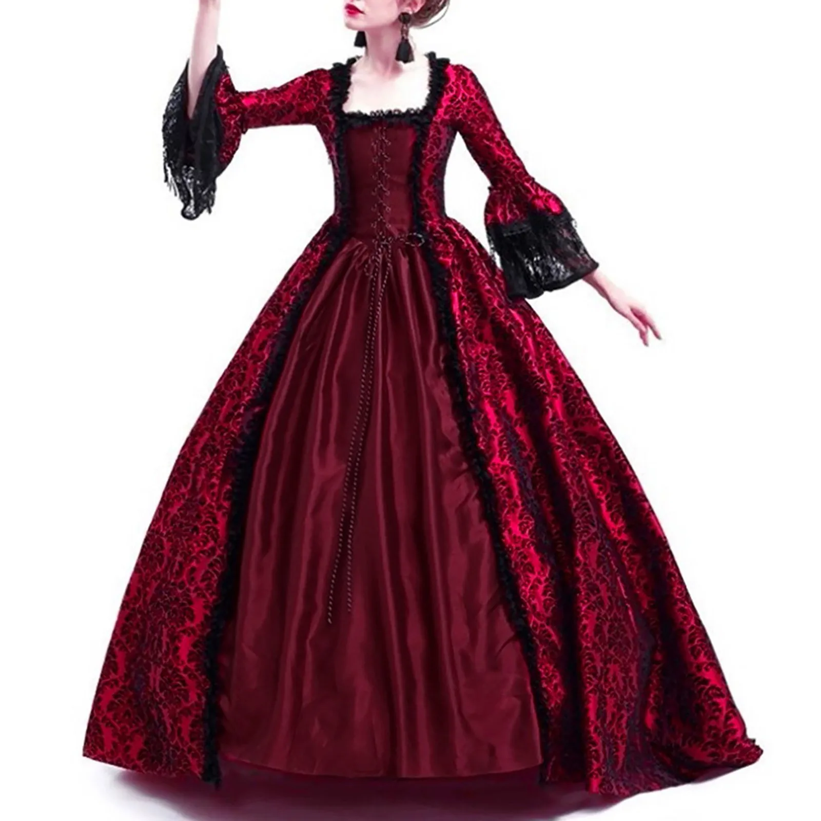 Costume di Halloween per donne adulte Costumi cosplay medievali Abito di Halloween gotico vintage ssidisfraz halloween para mujer