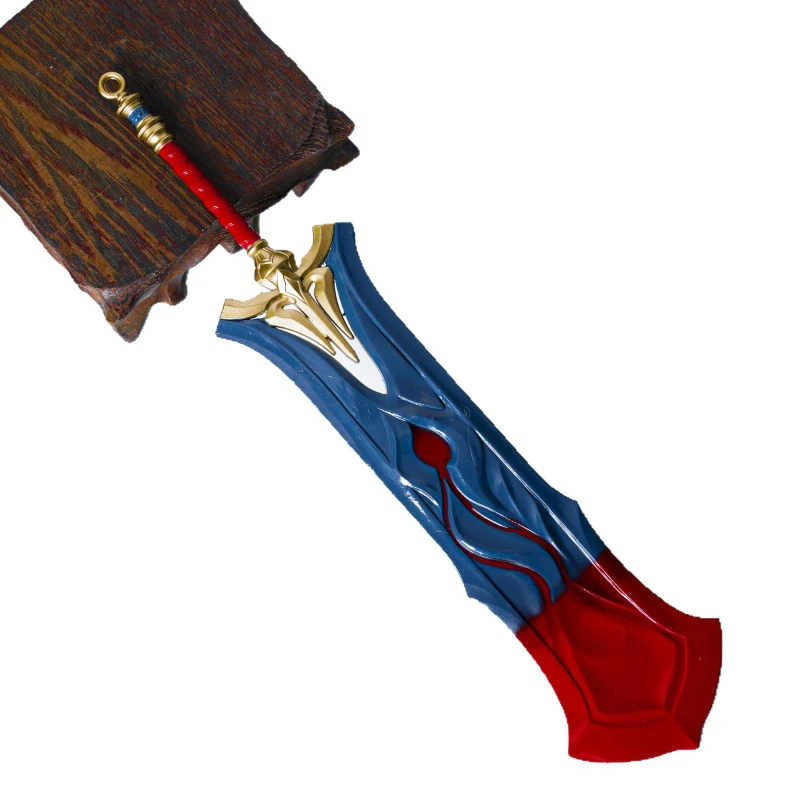 22 سنتيمتر/8.66in هونكاي: ستار السكك الحديدية لعبة الطرفية Yunli الثقيلة السيف تقطيعه سلاح معدني نموذج المشاجرة السيف الحرفية الحلي الصبي لعبة هدية #6