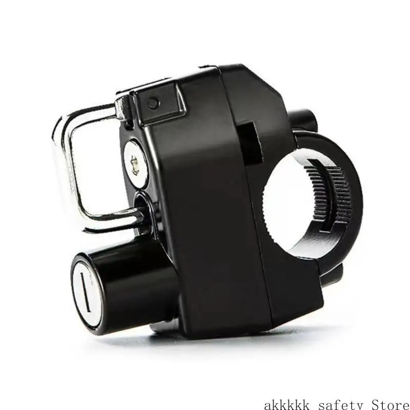 

XXFF Motorcycle Helmet Lock Anti-Theft, Tamper-Proof Helmet Security Lock, for Motorbike Scooter Street Bike, Secures Helmet