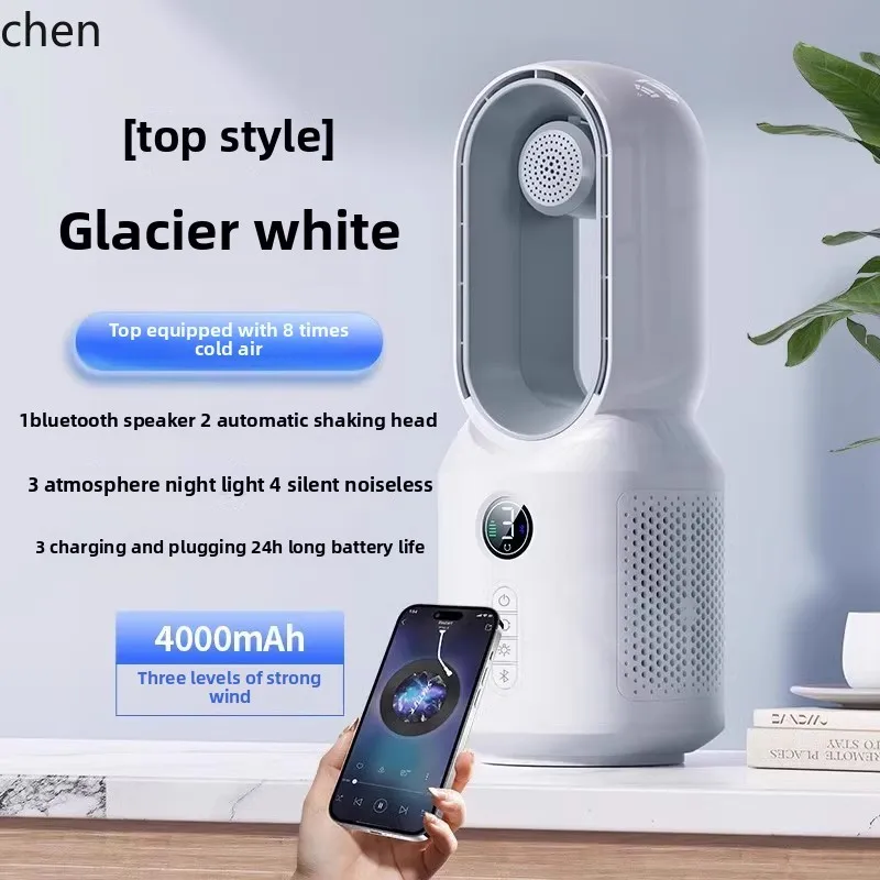 ZML condizionatore d'aria condizionatore d'aria ventilatore di refrigerazione domestica piccola camera da letto ventilatore elettrico silenzioso portatile senza lama