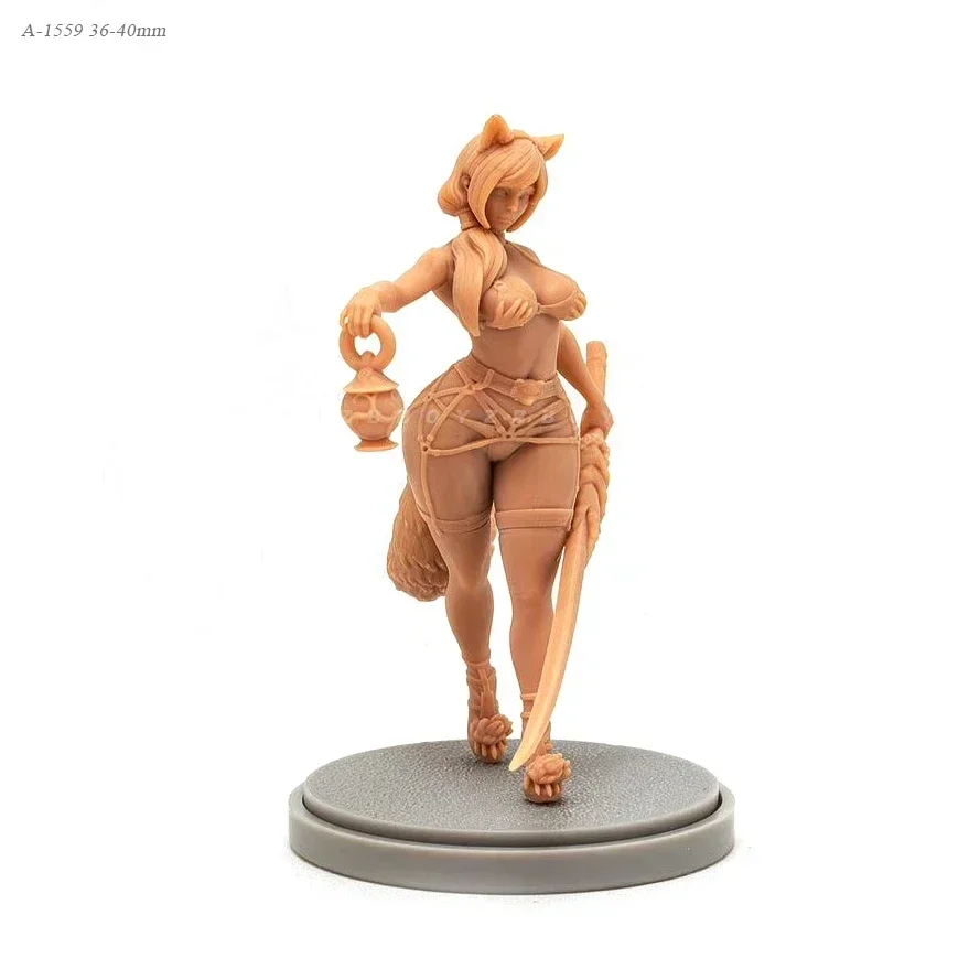 38MM Resin beauty  model kits figure colorless and self-assembled  A-1559 (special offer)