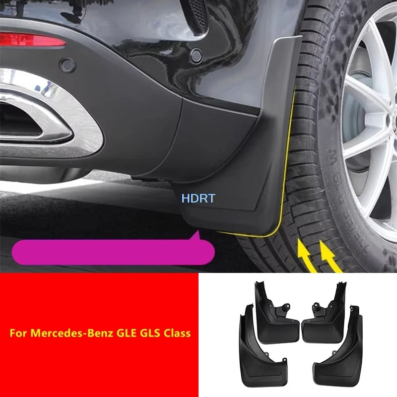 

Car Styling Front Rear Wheel Fender Flare Tire Mud Flap Splash Mudguard For Mercedes-Benz GLE GLS Class W167 V167 X167 2020 +