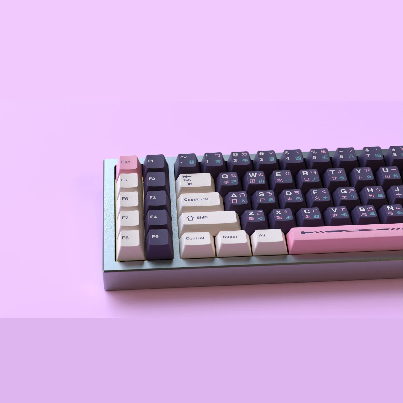 التسامي PBT المواد keycap Yunjin الأصلي غطاء المفاتيح الأصلي