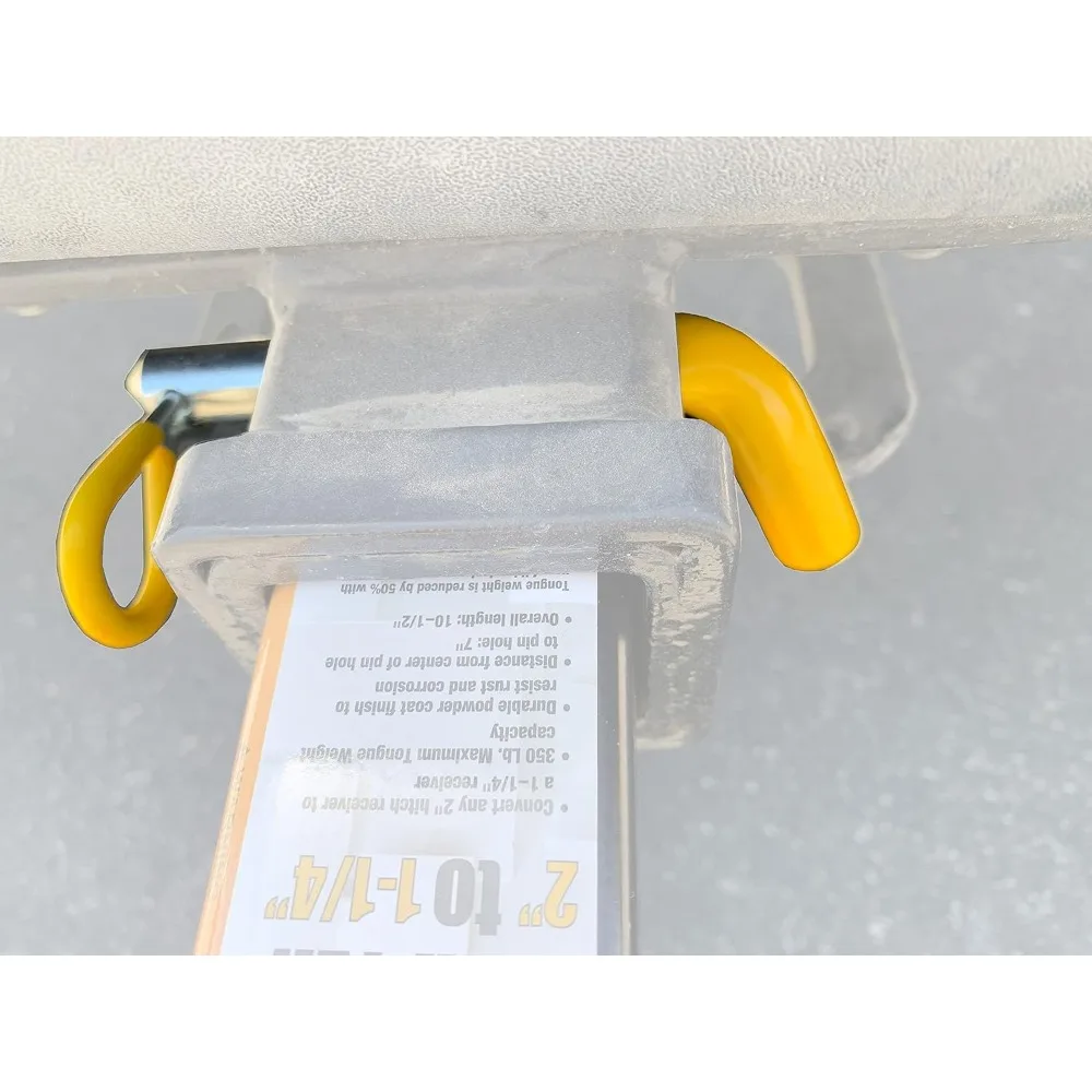 Pino e clipe de engate de reboque de 3 pacotes com punho amarelo, 5/8" de diâmetro para receptor de 2" - Ajuste seguro