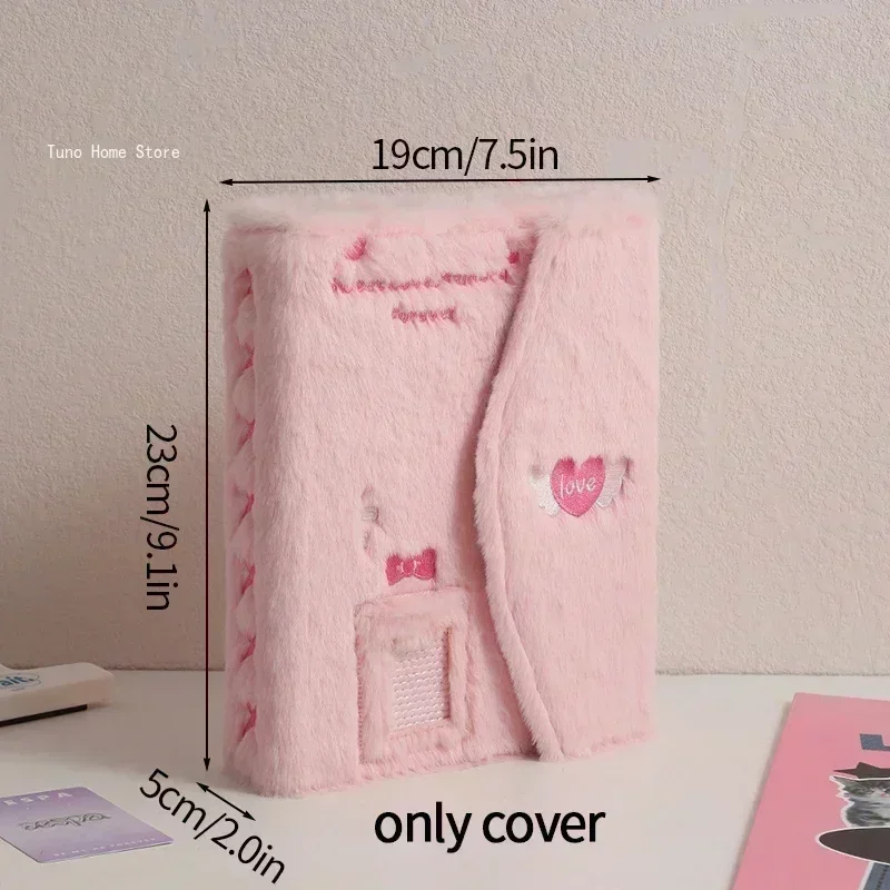 Plüsch a5 Binder Fotoalbum Kpop Idol Karte Fotoalbum Foto karten halter Poka Binder Kpop Karten binder Buch binde maschine 포Tätowierer
